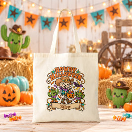 ハロウィンのカウボーイお菓子バッグ トートバッグ