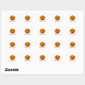 ハロウィンのカスタマイズステッカー ハートシール (シート)