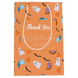 ハロウィンのカスタマイズThank Youギフト ミディアムペーパーバッグ