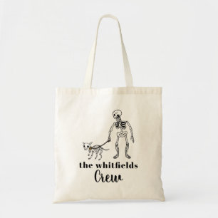 ハロウィンのカスタムファミリーマッチングデザインのDog Mom トートバッグ