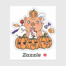 ハロウィンのカピバラ - パンプキンとキャンディパーティ