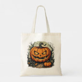 ハロウィンのカボチャが1つ トートバッグ (裏面)