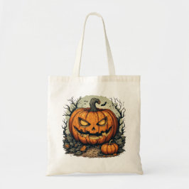 ハロウィンのカボチャが1つ トートバッグ