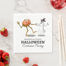 ハロウィンのカボチャとお化け