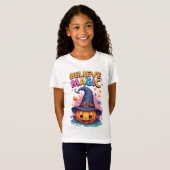 ハロウィンのカボチャとコウモリ 🧙♀️ Tシャツ (正面フル)