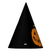 ハロウィンのカボチャに名前入り パーティーハット (左)