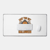 ハロウィンのカボチャのお菓子 ビンテージ デスクマット (キーボード&マウス)