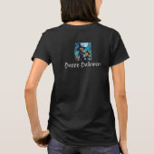 ハロウィンのカボチャのデュオ Tシャツ (裏面)