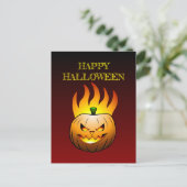 ハロウィンのカボチャのポストカード シーズンポストカード (スタンド正面)