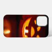 ハロウィンのカボチャの恐怖 iPhoneケース (裏面横)