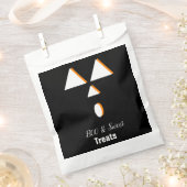ハロウィンのカボチャの顔のお菓子 フェイバーバッグ (クリップ留めされた状態)