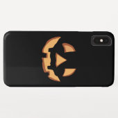 ハロウィンのカボチャの顔 Case-Mate iPhoneケース (裏面(横))