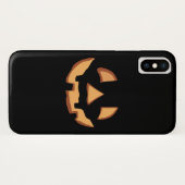 ハロウィンのカボチャの顔 Case-Mate iPhoneケース (裏面(横))