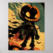 ハロウィンのカボチャの騎士 ポスター (正面)