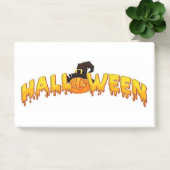 ハロウィンのカボチャの魔女 ポストイット (オフィス)