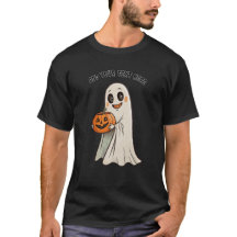 ハロウィンのカボチャを持つおばけ