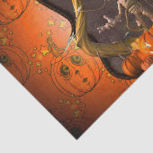 ハロウィンのカボチャを持つおもしろいなミイラ 薄葉紙 (詳細)