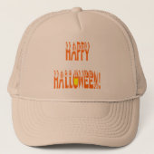 ハロウィンのカボチャフォント キャップ (正面)