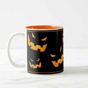 ハロウィンのカボチャマグ ツートーンマグカップ