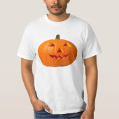 ハロウィンのカボチャワイシャツ Tシャツ (正面)