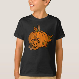 ハロウィンのカボチャ休日はTシャツをからかいます Tシャツ
