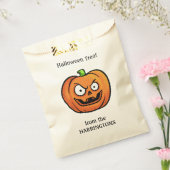 ハロウィンのカボチャ好意のバッグ フェイバーバッグ (封をした状態)