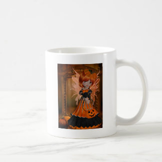 ハロウィンのカボチャ妖精 コーヒーマグカップ