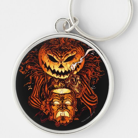 ハロウィンのカボチャ王 キーホルダー (正面)