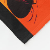 ハロウィンのカボチャ王 フリースブランケット (角)