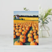 ハロウィンのカボチャ畑 秋 シーズンカード (スタンド正面)