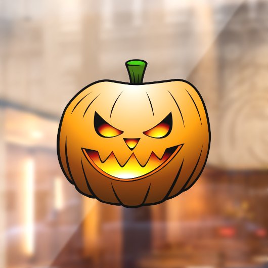 ハロウィンのカボチャ ウィンドウサイン (シート2)