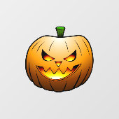 ハロウィンのカボチャ ウィンドウサイン (シート)