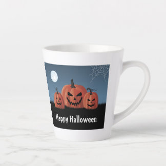 ハロウィンのカボチャ カフェラテマグ