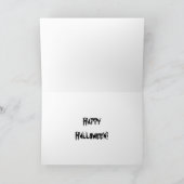 ハロウィンのカボチャ カード (内部)