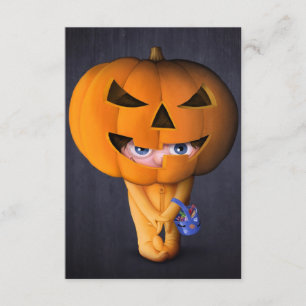 ハロウィンのカボチャ カード