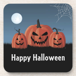 ハロウィンのカボチャ コースター