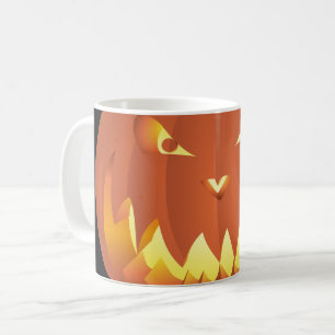 ハロウィンのカボチャ... コーヒーマグカップ