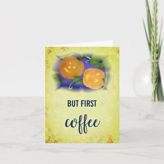 ハロウィンのカボチャ シーズンカード (正面)