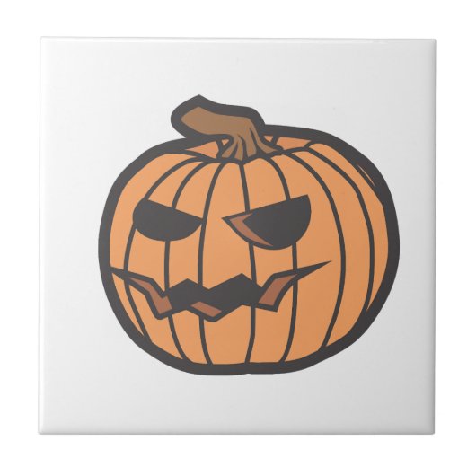 ハロウィンのカボチャ タイル (正面)