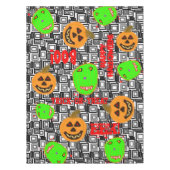 ハロウィンのカボチャ テーブルクロス (正面)