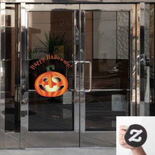 ハロウィンのカボチャ トリック オア トリート ウィンドウサイン