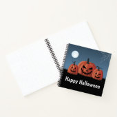 ハロウィンのカボチャ ノートブック (内部)