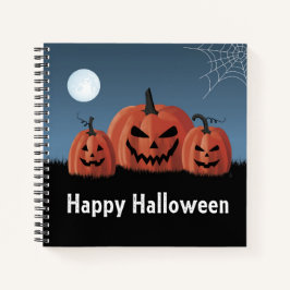 ハロウィンのカボチャ ノートブック
