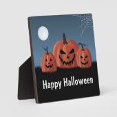ハロウィンのカボチャ フォトプラーク (正面)
