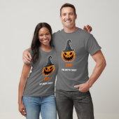 ハロウィンのカボチャ「ブー!」- 名前入りカスタム Tシャツ (ユニセックス)