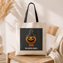 ハロウィンのカボチャ「ブー！」- 名前入り