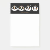 ハロウィンのカボチャ ポストイット (正面)