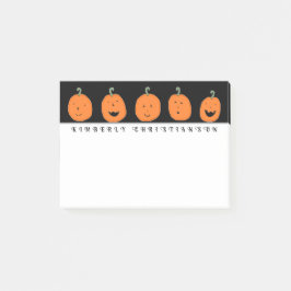 ハロウィンのカボチャ ポストイット