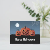 ハロウィンのカボチャ ポストカード (スタンド正面)