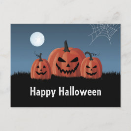 ハロウィンのカボチャ ポストカード